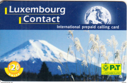 LUXEMBOURG - Mountain, P & T Prepaid Card 120 Units(290 LUF), Exp.date 01/01/02, Used - Lussemburgo