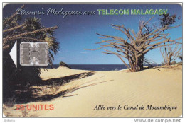 MADAGASCAR - Beach 1, Chip SC7, Used - Madagascar