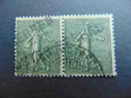 Magnifique Et Rare Paire Du N°. 6 Des Postes Serbes à Corfou Oblitéré Par Oblitération En Caractères Cyrilliques - War Stamps