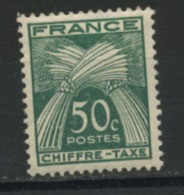 FRANCE - TAXE  - N° Yvert 69** - 1859-1959 Nuevos