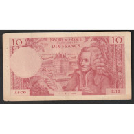 FRANCE - BILLET FACTICE - 10 FRANCS VOLTAIRE - A USAGE SCOLAIRE - SOCIÉTÉ ASCO - Specimen