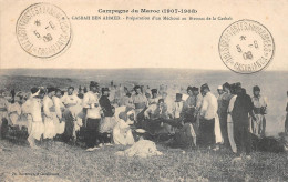 MAROC - Campagne (1907-1908) - Casbah Ben Ahmed - Prépartation D'un Méchoui Au Bivouac De La Casbah - Militaires - Other & Unclassified