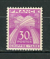 FRANCE - TAXE  - N° Yvert 68** - 1859-1959 Postfris