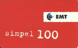 Estonia: Prepaid Simpel EMT - Estonie