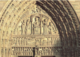 FRANCE - Paris - Cathédrale Notre Dame - Tympan Du Portail Sainte Anne - Sculpture Romane - Carte Postale - Notre Dame Von Paris
