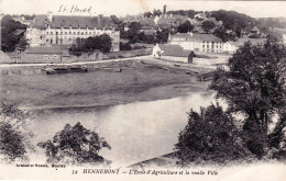 56 - Morbihan - HENNEBONT  -  L Ecole D Agriculture Et La Vieille Ville - Hennebont