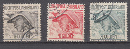 Nederland Luchtpost 1929 Nvph Nr 6 - 8, Gestempeld Compleet - Posta Aerea