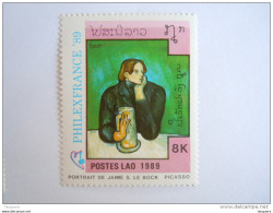 Laos Lao 1989 Philexfrance Tableau Picasso Portrait De Jaime S. Le Bock Yv 921 MNH ** - Laos