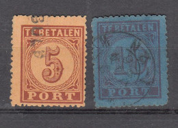 Nederland Luchtpost 1870 Nvph Nr  1 - 2, Michel Nr 1 - 2,gestempeld Compleet - Luchtpost
