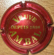 Capsule Crémant Bourgogne Veuve AMBAL Rouge & Or Nr 01 - Placas De Cava