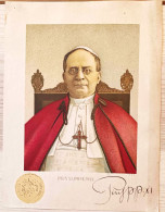 Affiche Religieuse - Dim 24/30cm - Pius XI, Pont, Max - Pape - Affiches