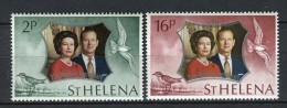 Santa Helena 1972. Yvert 257-58 ** MNH. - Isla Sta Helena