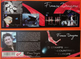 2005- 5 TIMBRES EUROPE-FRANCO DRAGONE- CIRQUE DU SOLEIL-LAS VEGAS... - Neufs