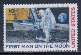 United States 1969 Mi# 990 Used - First Man On The Moon / Space - Estados Unidos