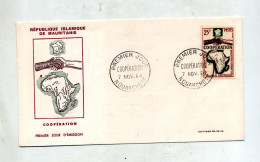 Lettre Fdc 1964 Cooperation - Mauritania (1960-...)