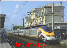 CPM - Saint-Denis - Rame TGV Transmanche N° 3018 Destination De Londres, 70è Anniversaire Du 18 Juin - Photo LELARGE - Stations With Trains