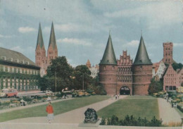 24003 - Lübeck - St. Marien Und Holstentor - 1959 - Luebeck