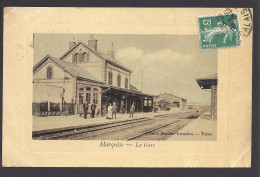 62. Marquise - La Gare - Edition Broutta-Lemaitre - Tabac - Marquise