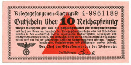 10 REICHSPFENNIG PRIGIONIERI DI GUERRA WWII GERMANIA LAGERGELD 1939-1945 QFDS - Otros & Sin Clasificación