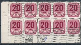 1950. Forint-Filler Porto (II.) - Misprint - Variétés Et Curiosités