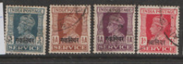 India  Gwalior  1940    Various Values  Fine Used - Gwalior