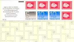 PAYS-BAS NEDERLAND 1976 - Carnet / Booklet / MH Indice PB 22a - 2 G Chiffre / Juliana - YT C 1042b II / MI MH 23 - Libretti