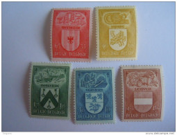 België Belgique 1946 Wapenschilden Armoiries 743- 745 MH * - Neufs