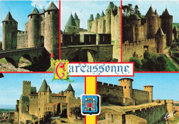 FRANCE - Carcassonne - L'entrée Du Château Comtal - La Porte Narbonnaise - Le Château Comtal - Carte Postale - Carcassonne