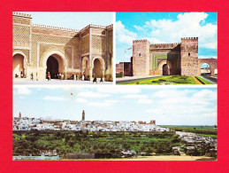 E-Maroc-89P MEKNES, Bab El Mansour, Vue Générale, BE - Meknès