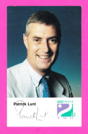 Artiste-34P8 PATRICK LUNT, BBC Radio Two, Autographe, BE - Other & Unclassified