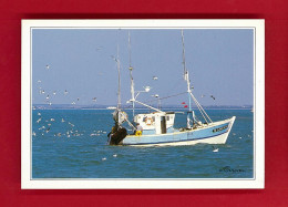 Bateaux-43PH7 Bâteau De Pêche, Un Chalutier Et Les Mouettes, Animation, BE - Fishing Boats