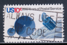 United States 1975 Mi# 1184 Used - Short Set - Satellite For Transmission Of Mailgrams / Space - Estados Unidos