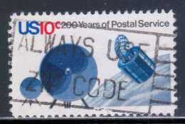 United States 1975 Mi# 1184 Used - Short Set - Satellite For Transmission Of Mailgrams / Space - United States