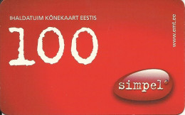 Estonia: Prepaid Simpel - Estonie