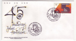 Europe - Nations Unies - Vienne FDC - 26/10/1990 - 45 Jahre Vereinte Nationen-  M322 - Gebraucht