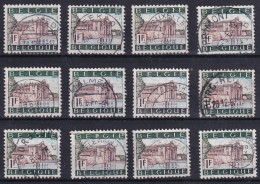 IEPER Ypres MALMEDY EEKLO BRUXELLES SPRIMONT SOIGNIES Borgloon FLEMALLE NEUFCHATEAU - Used Stamps