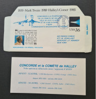 Concorde à La Poursuite De La Comète De HALLEY  Le 12/4/1986. - Concorde