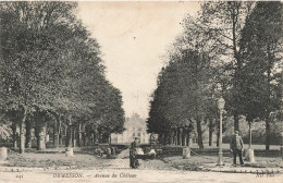 FRANCE - Ormesson - Avenue Du Château - Vue Générale - Animé - Une Grande Maison Au Loin - Carte Postale Ancienne - Ormesson Sur Marne