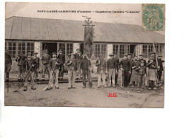 Rareté CPA PONT L'ABBE- LAMBOURG (Finistère) Coopérative Ouvrière L'Abeille - Pont L'Abbe