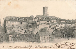 FRANCE - Gimont - Vue église Et Panorama Midi - Vue Sur Une Partie De La Ville - Carte Postale Ancienne - Auch