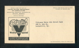 "USA" 1943, Postkarte Mit Zudruck Ex U.S.Department Of Agriculture (R1064) - Briefe U. Dokumente