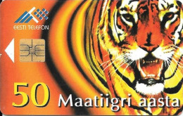 Estonia: Eesti Telefon  1998 Maatiigri Aasta - Lion - Estland