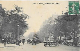 CPA Paris Boulevard Du Temple - Arrondissement: 03