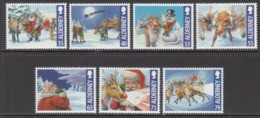 2013 Alderney Christmas Noel Navidad Complete Set Of 7 MNH @ Below Face Value - Alderney