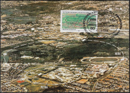 Allemagne 1984 Y&T 1054 Sur Carte Maximum. Synchrotron électronique à Hambourg - Fisica