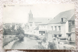 Arquennes "L'église Et Le Vieux Moulin" - Seneffe