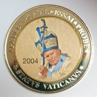VATICAN - 10 EURO 2004 - JEAN PAUL II - PROTOTYPE - BE - Vaticaanstad