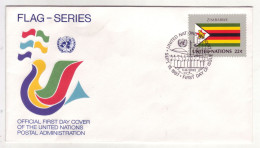 Nations Unies - New-York FDC - 18/09/87 - Flag Series Zimbabwe - M325 - Gebruikt