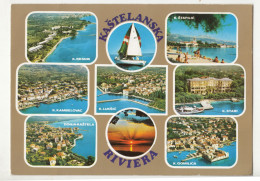 Kaštelanska Rivijera Old Postcard Posted 1979 PT240401 - Croazia