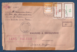 France - Fictifs Sur Lettre - Fictif - YT N° F187 Et F218 Et F221 - Sans Valeur - Paris - Dijon - Phantom